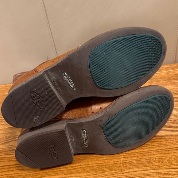 Men’s Lucchese 2000 Full Quill Ostrich Boots - 11D - Picture 5 of 7